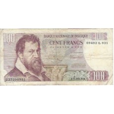 Bélgica 100 Francs 1962-1975